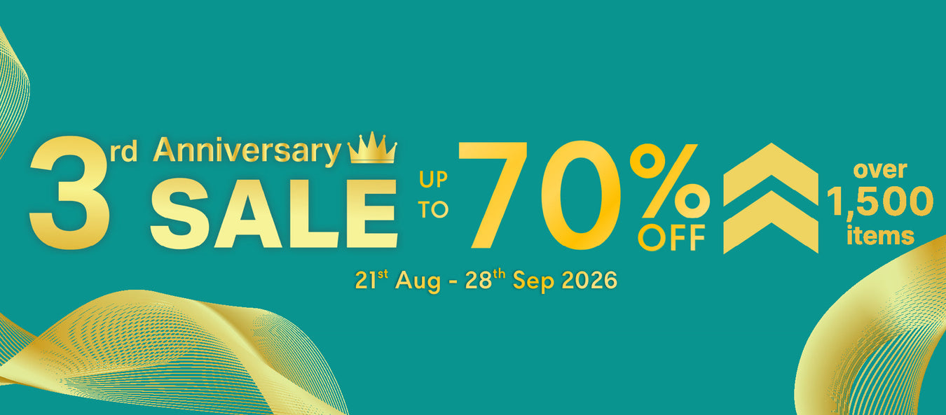 3RD ANNIVERSARY SALE