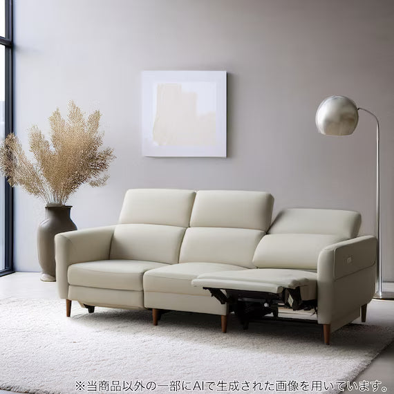 3 SEATER ELECTRIC SOFA KK026 LEATHER MGY