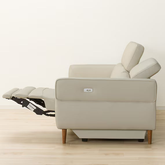 3 SEATER ELECTRIC SOFA KK026 LEATHER MGY