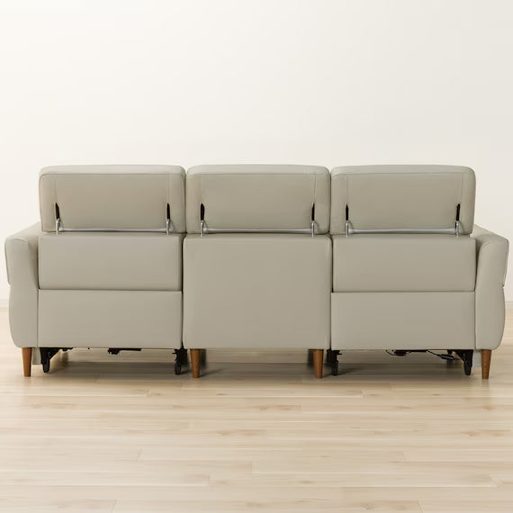3 SEATER ELECTRIC SOFA KK026 LEATHER MGY