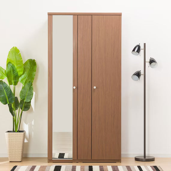 ตู้เสื้อผ้า QUESS T 100WR MBR2