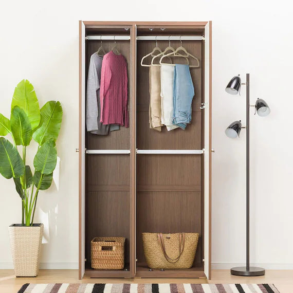 ตู้เสื้อผ้า QUESS T 100WR MBR2