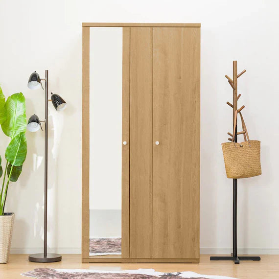 ตู้เสื้อผ้า QUESS T 100WR LBR3