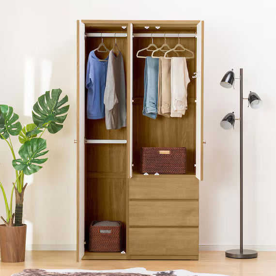 ตู้เสื้อผ้าอเนกประสงค์ QUESS T 100MT LBR3