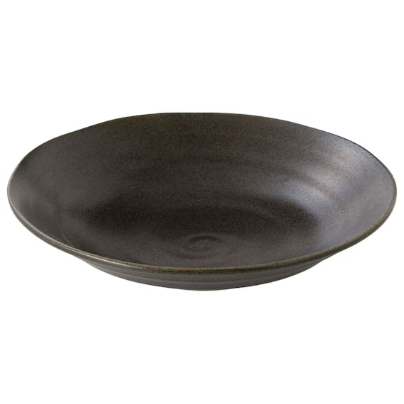 DEEP PLATE 25CM BK MINOYAKI