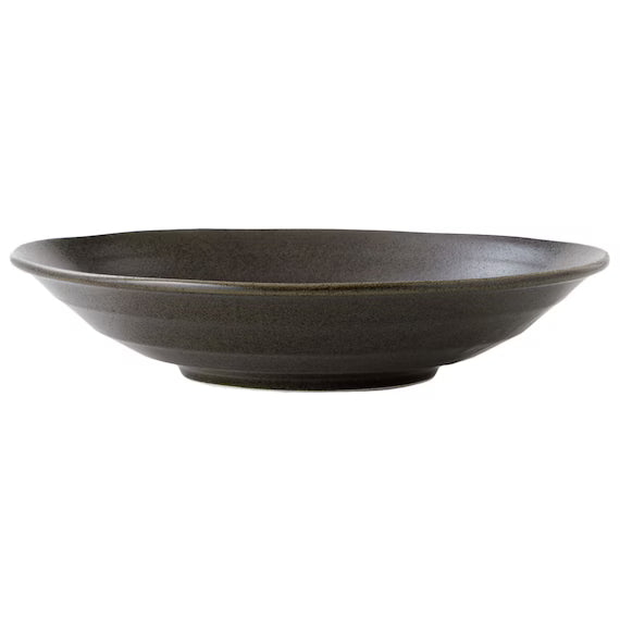 DEEP PLATE 25CM BK MINOYAKI