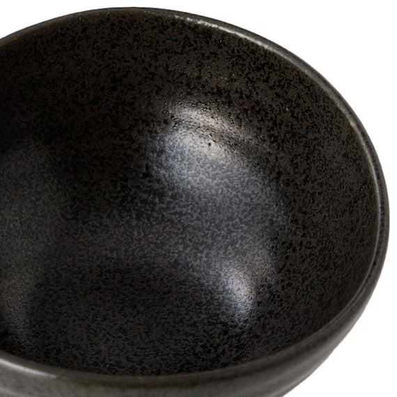 OVAL BOWL S BK MINOYAKI