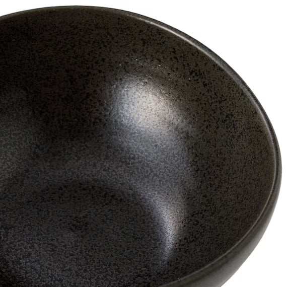 OVAL BOWL M BK MINOYAKI