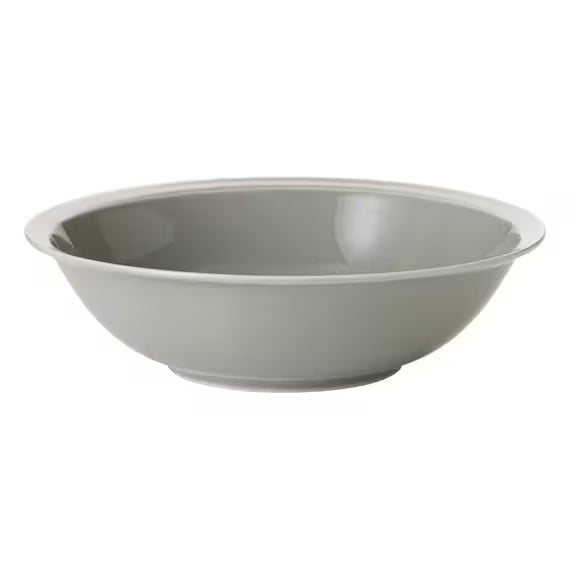 ULTRA LIGHTWEIGHT 17CM BOWL KARU:ECLE RIM PLATE GY