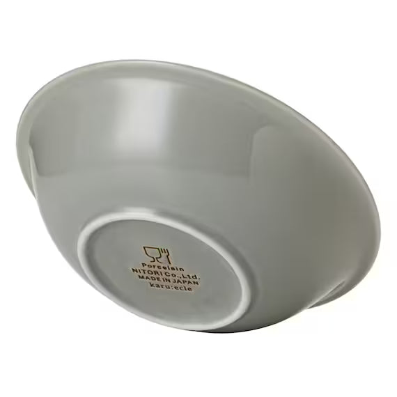 ULTRA LIGHTWEIGHT 17CM BOWL KARU:ECLE RIM PLATE GY