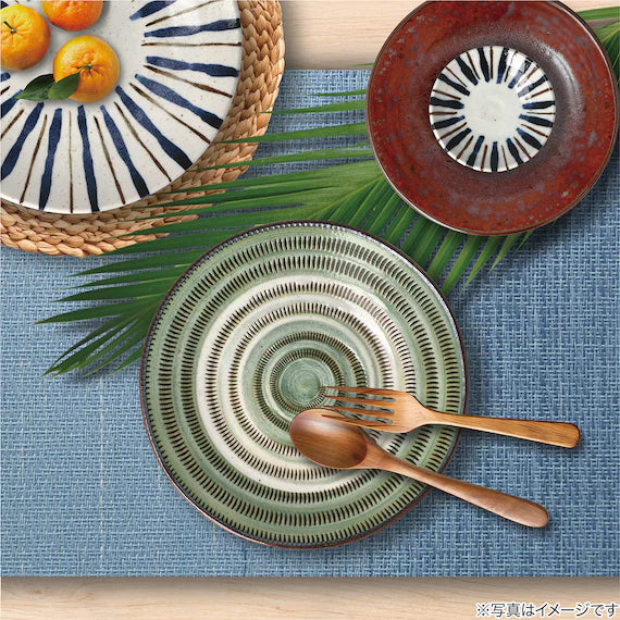 จานกลมน้ำหนักเบาพิเศษ 23 ซม. KARU:ECLE NISHOKUTOKUSA