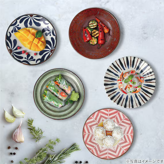 จานกลมน้ำหนักเบาพิเศษ 23 ซม. KARU:ECLE NISHOKUTOKUSA