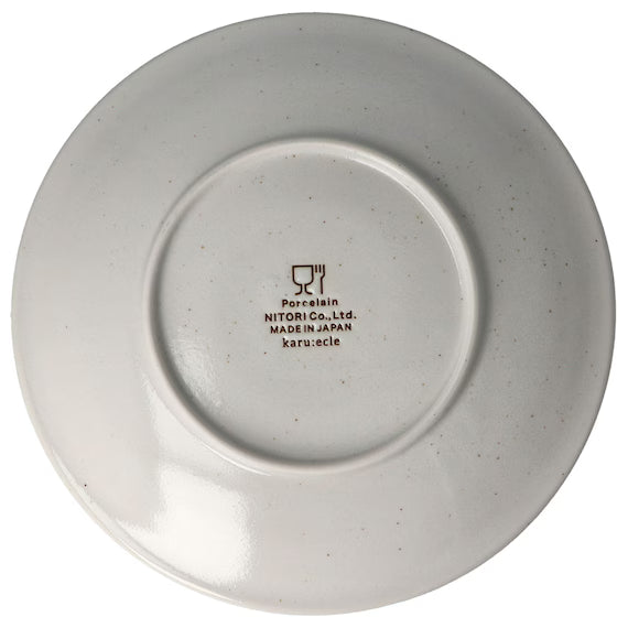 จานกลมน้ำหนักเบาพิเศษ 23 ซม. KARU:ECLE NISHOKUTOKUSA