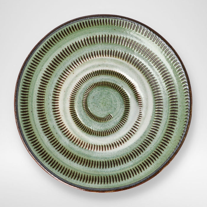 ULTRA LIGHTWEIGHT 18CM ROUND PLATE KARU:ECLE MIDORITOCHIRI