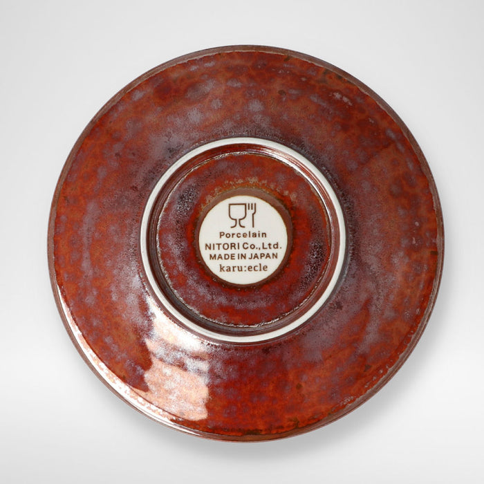 ULTRA LIGHTWEIGHT 18CM ROUND PLATE KARU:ECLE AKATETSUYU