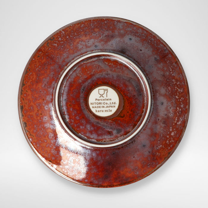 ULTRA LIGHTWEIGHT 23CM ROUND PLATE KARU:ECLE AKATETSUYU