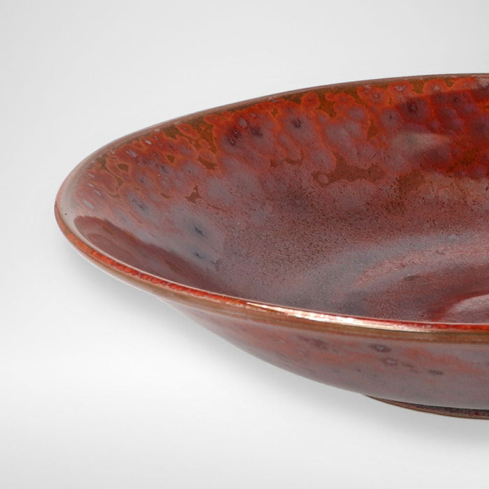 ULTRA LIGHTWEIGHT 22CM ROUND DEEP PLATE KARU:ECLE AKATETSUYU