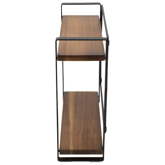 ชั้นวางเครื่องเทศอะคาเซียแบบพับได้ SY02