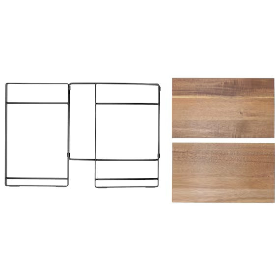 ชั้นวางเครื่องปรุงอะคาเซียแบบพับได้ SY02