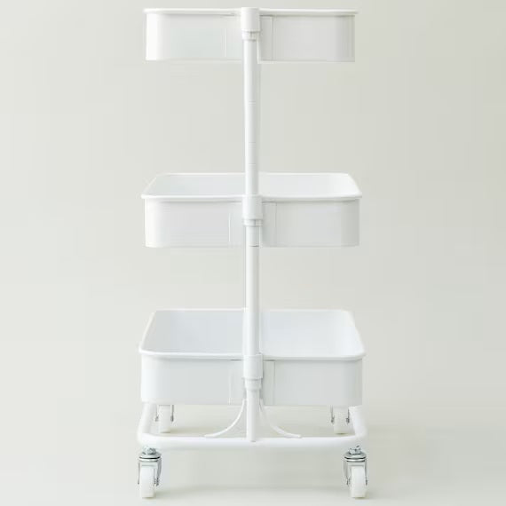 STEEL WAGON TROLLEY4 S WH