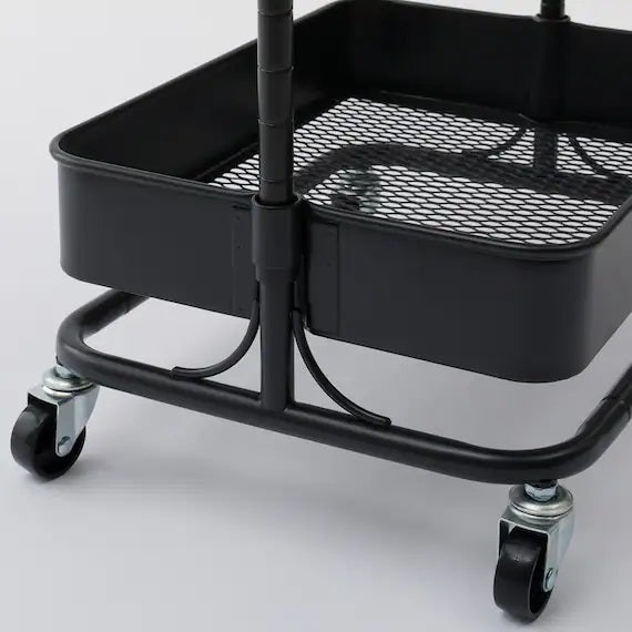 STEEL WAGON TROLLEY4 S BK