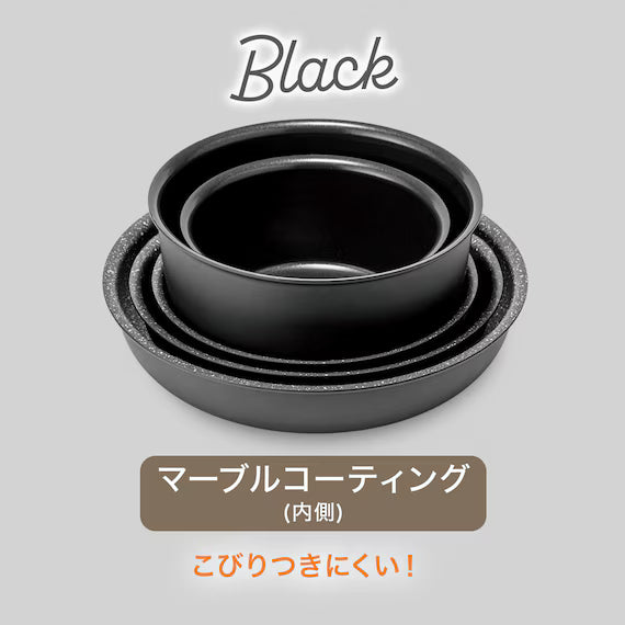 IH LIGHT FRYPAN DEEP 26CM BK TORERU3 KY046