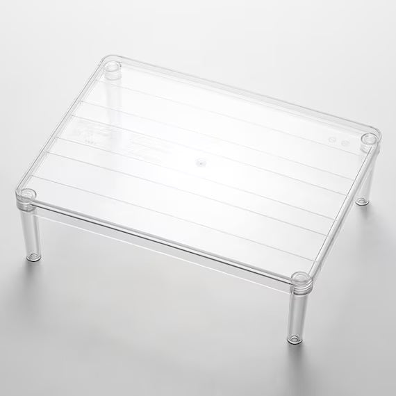 ชั้นวางจานแบบวางซ้อนกันได้ CL N-BLANC