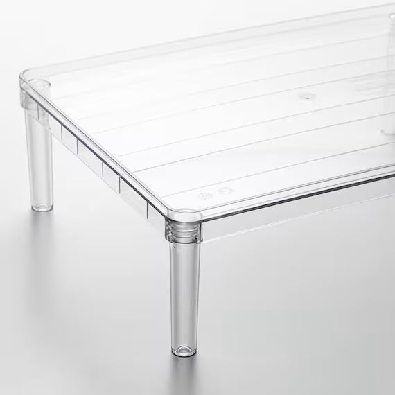 ชั้นวางจานแบบวางซ้อนกันได้ CL N-BLANC