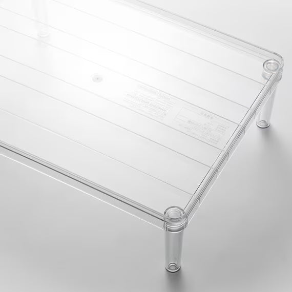 ชั้นวางจานแบบวางซ้อนกันได้ CL N-BLANC