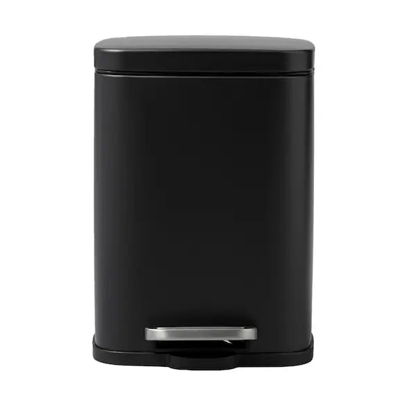 RECTANGLE SOFT-CLOSE TRASH CAN H8-5L BK