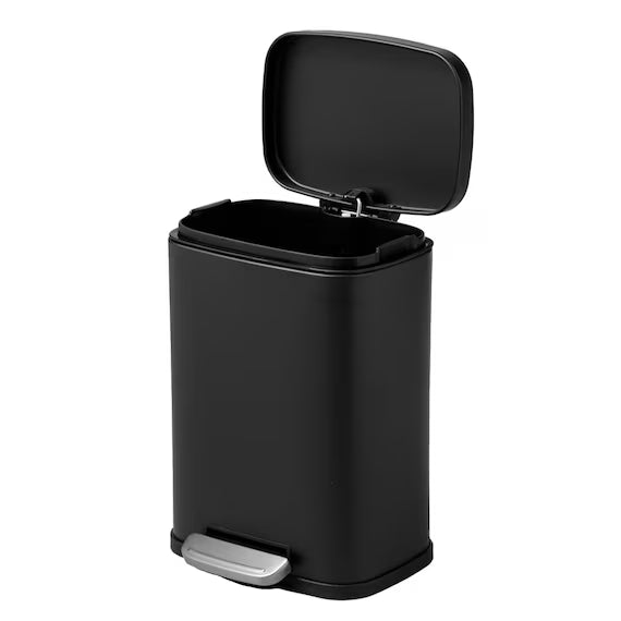 RECTANGLE SOFT-CLOSE TRASH CAN H8-5L BK