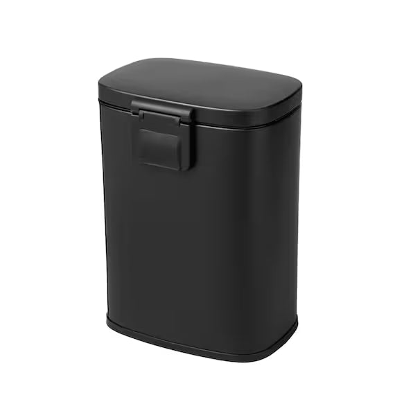 RECTANGLE SOFT-CLOSE TRASH CAN H8-12L BK