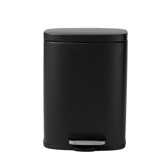 RECTANGLE SOFT-CLOSE TRASH CAN H8-12L BK
