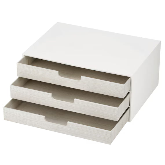 DRAWERS BRETTA A4 3D WH