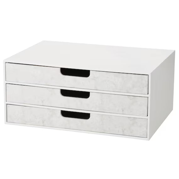 DRAWERS BRETTA A4 3D WH