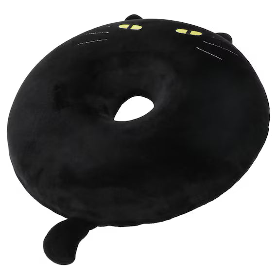 LOW-REBOUND ROUND SEAT CUSHION (CAT BLACK)