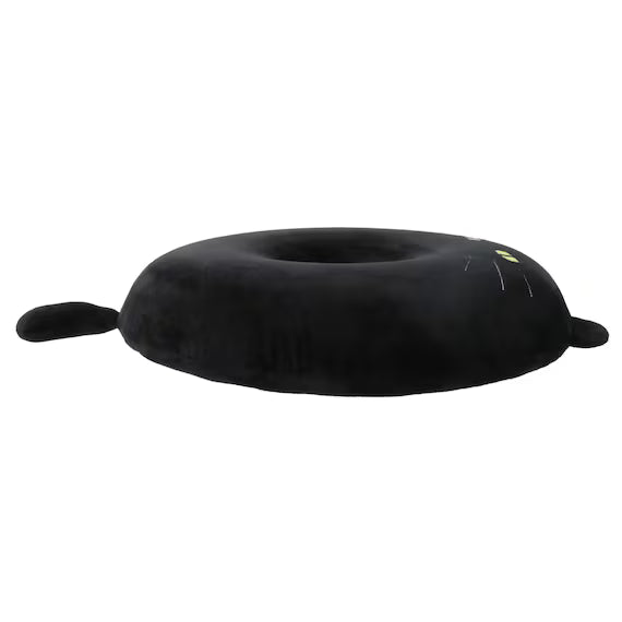 LOW-REBOUND ROUND SEAT CUSHION (CAT BLACK)