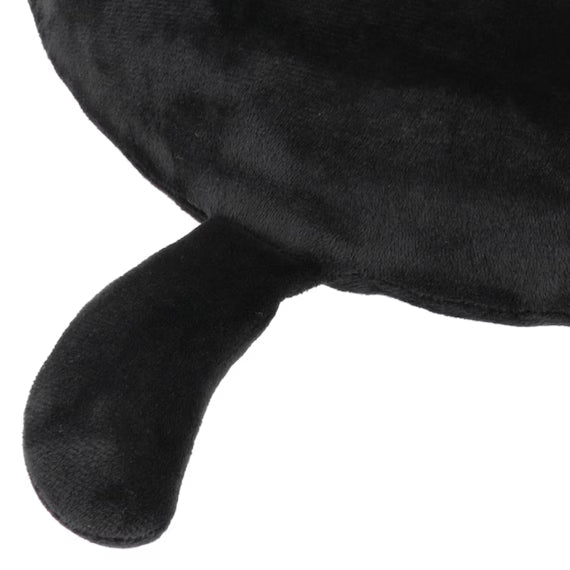 LOW-REBOUND ROUND SEAT CUSHION (CAT BLACK)