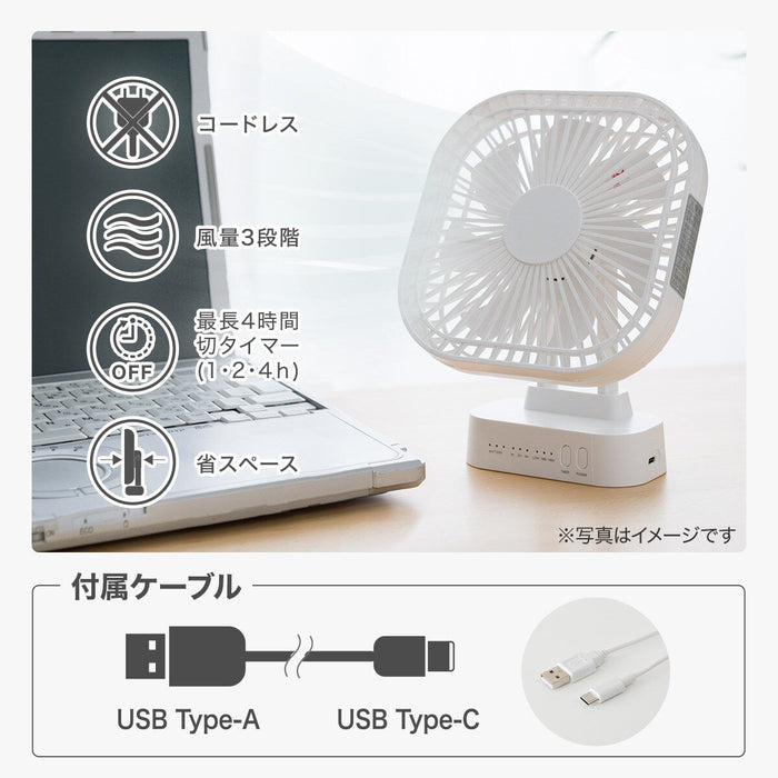 พัดลมไร้สายสลิม WH-TF24NC