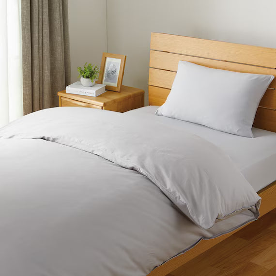 STRETCH FITTEDSHEET38 NFIT FT05 COTTON GY SD-D