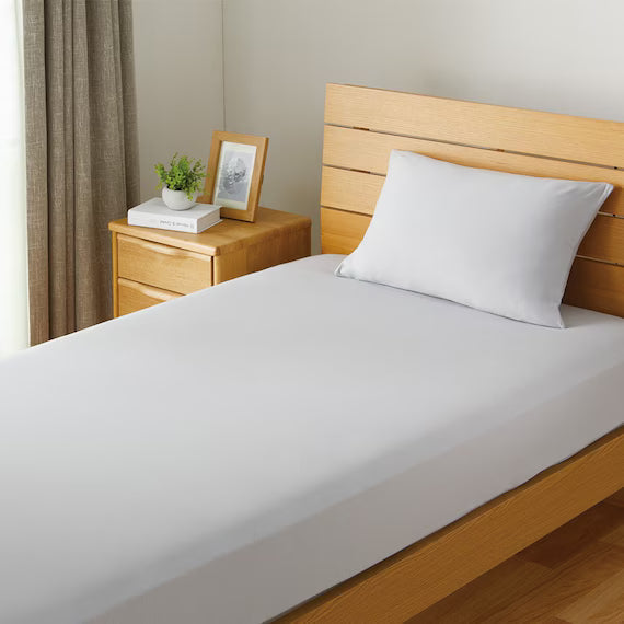 STRETCH FITTEDSHEET38 NFIT FT05 COTTON GY SD-D