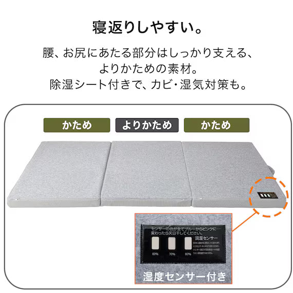 SUPPORTED AT A POINT DEHUMIDIFICATION MATTRESS S F2407
