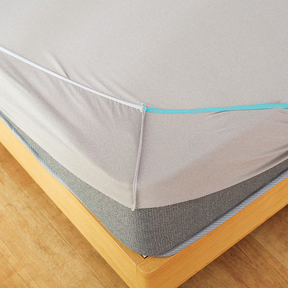 STRETCH FITTEDSHEET38 NFIT FT03 PLAIN2 GY WD-Q