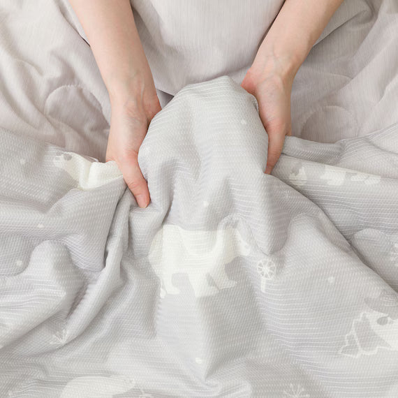 ผ้าพันคอแบบพลิกกลับได้ N COOL S2503 BEAR S