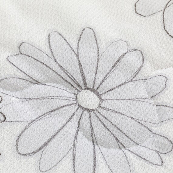 ผ้าพันคอแบบพลิกกลับได้ N COOL SP S2509 FLOWER GY D