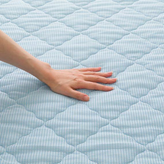 REVERSIBLE PADDED SHEET TOPPER N COOL S BL S2501