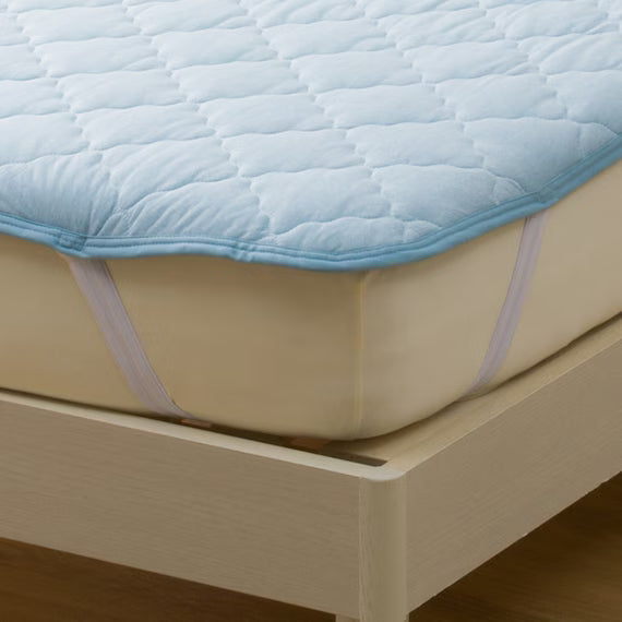 REVERSIBLE PADDED SHEET TOPPER N COOL SD BL S2501