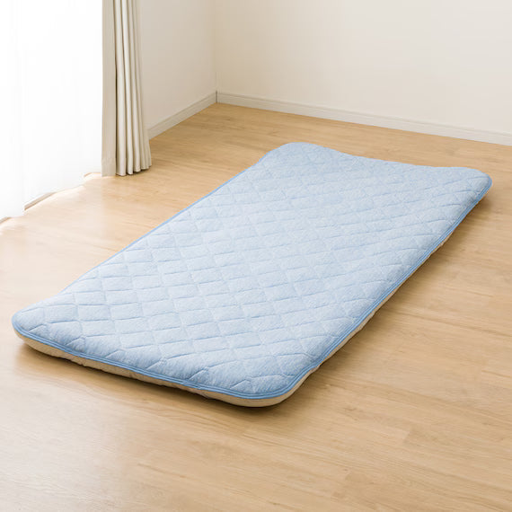 REVERSIBLE PADDED SHEET TOPPER N COOL SP S BL S2502