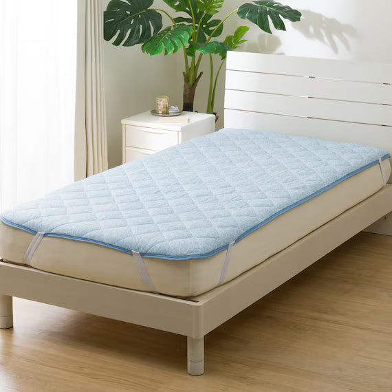 REVERSIBLE PADDED SHEET TOPPER N COOL SP SD BL S2502