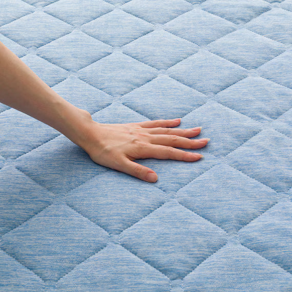 REVERSIBLE PADDED SHEET TOPPER N COOL SP SD BL S2502